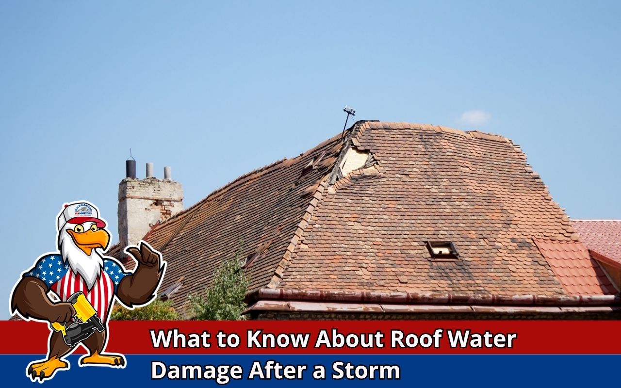 Baton Rouge home with roof leaks caused by recent storm