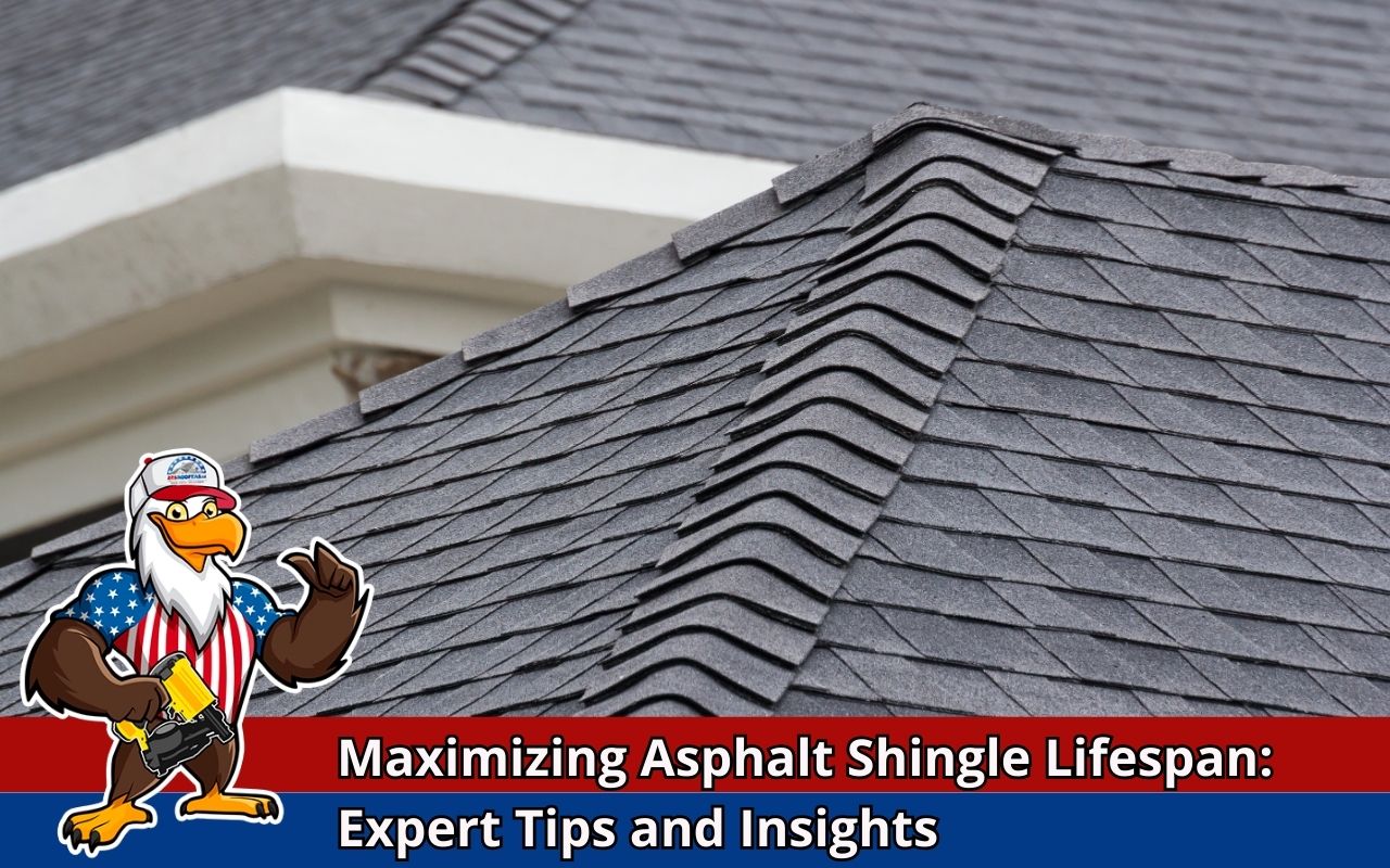 Asphalt shingle roof in Louisiana under sunlight
