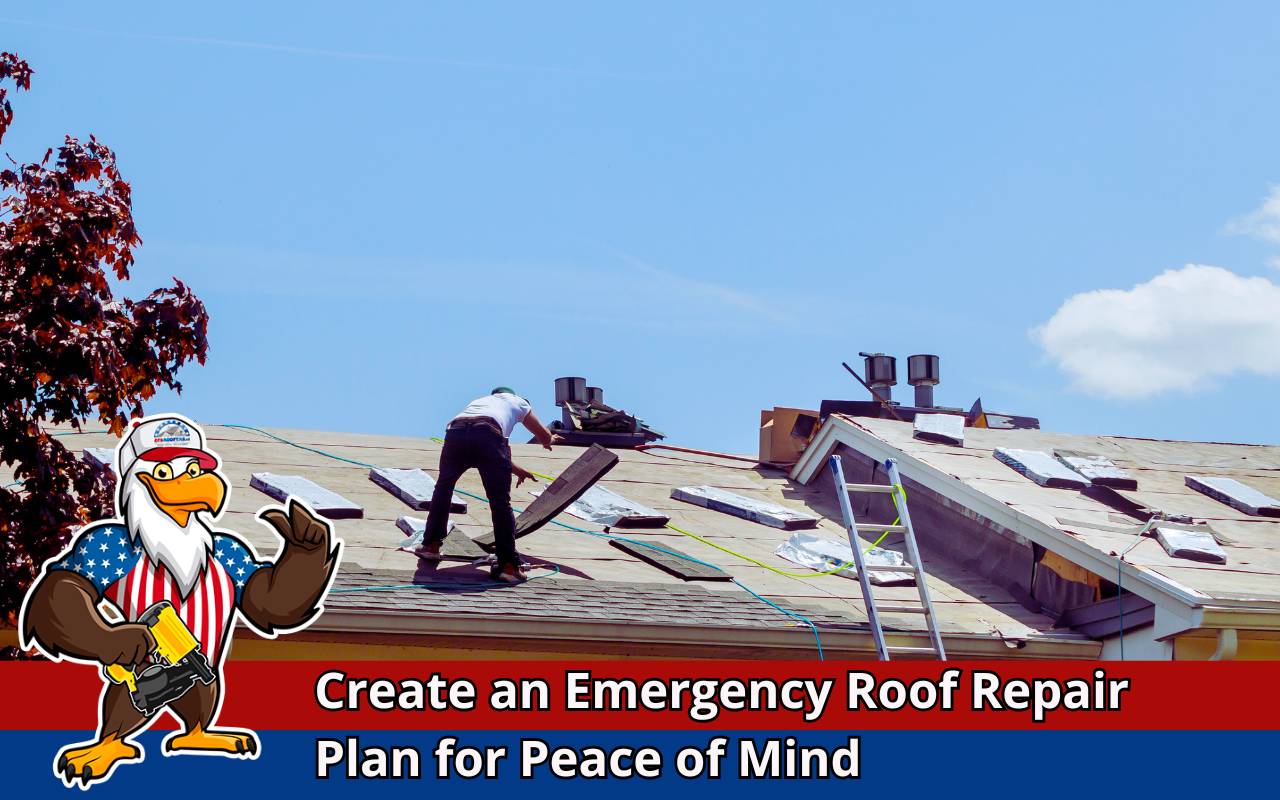Roof inspection safety steps during emergency roof repair plan