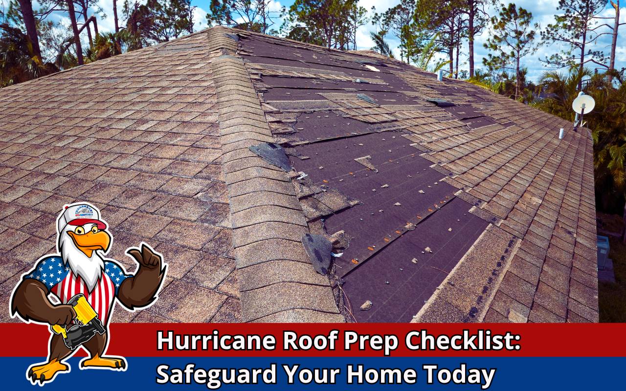 Roof inspection as part of hurricane roof prep checklist