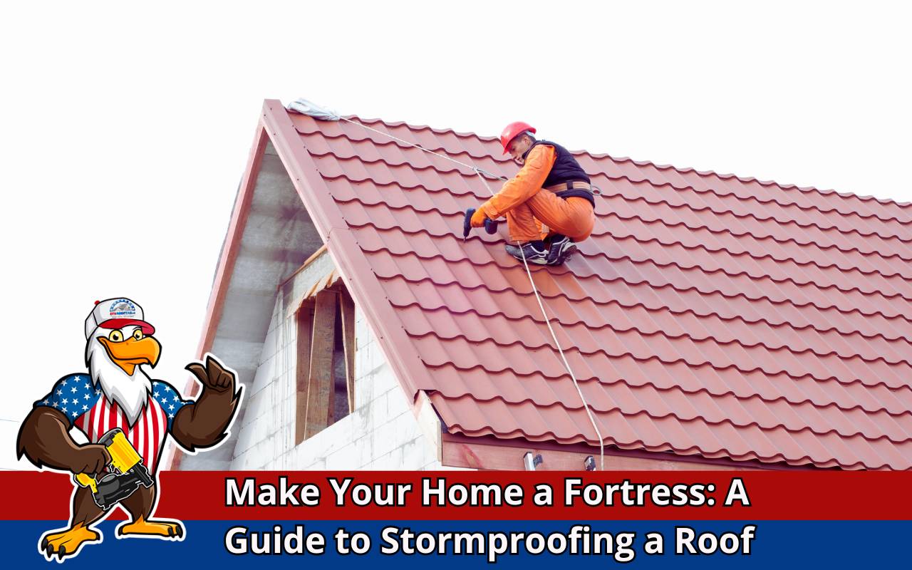Structural reinforcement for stormproofing a roof