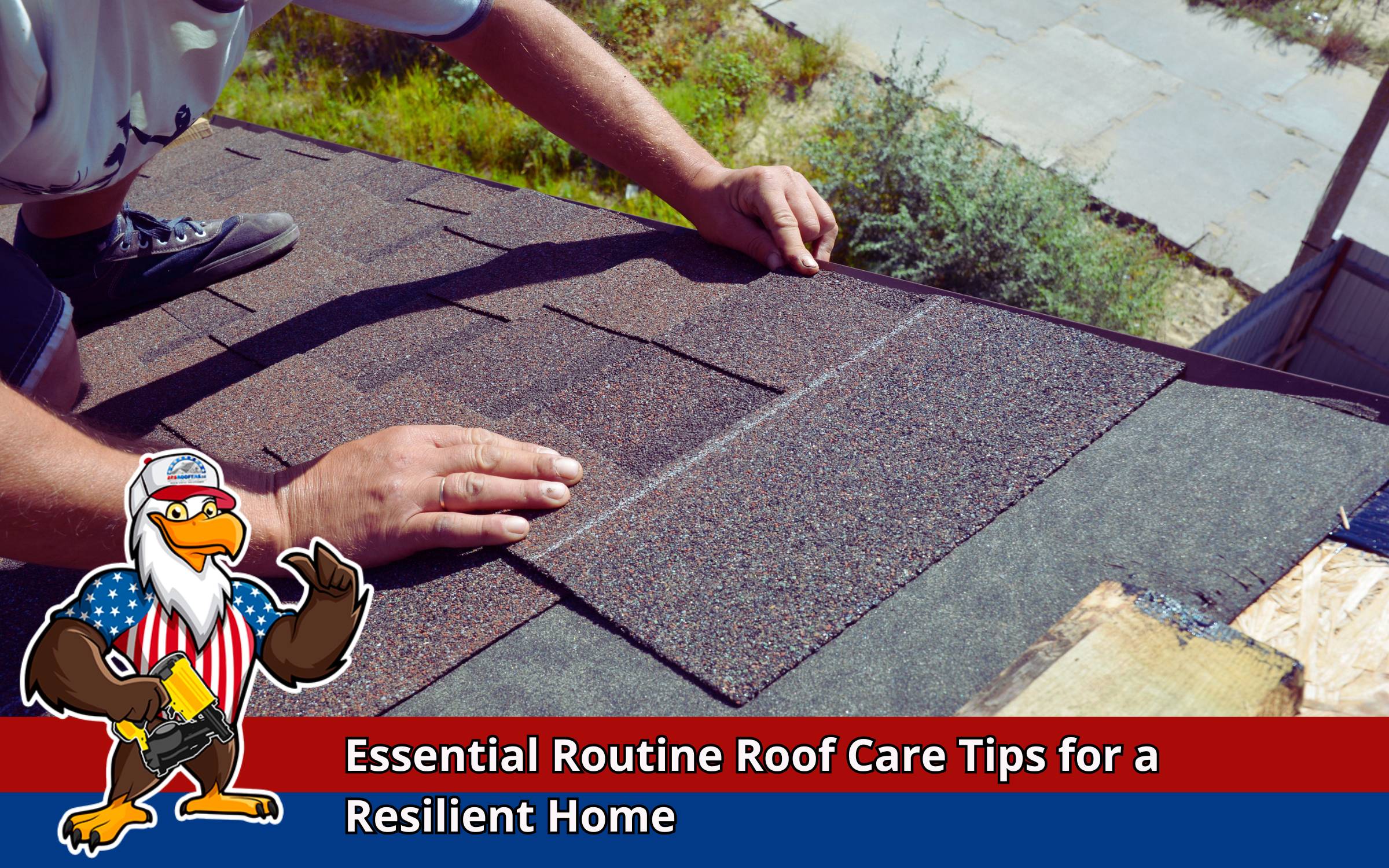Professional maintenance as part of routine roof care tips